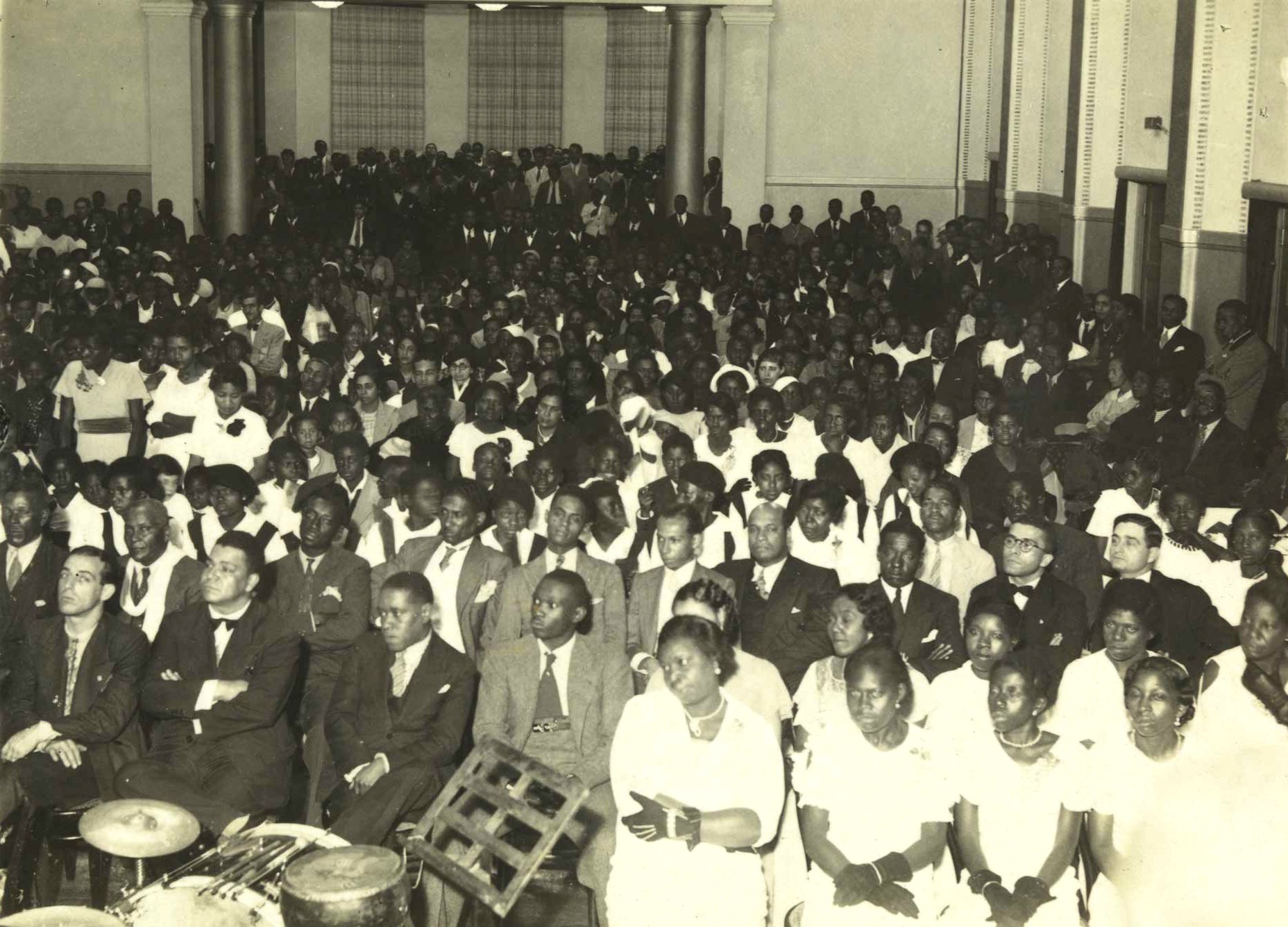 Foto de aniversário da Frente Negra em 1935